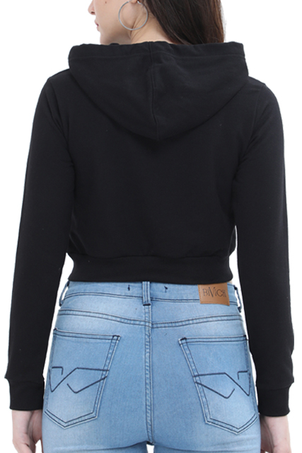 Defying Gravity Crop Hoodie