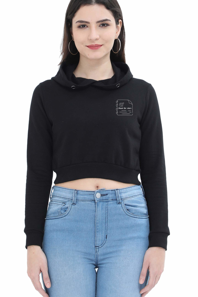 To-Do List Crop Hoodie