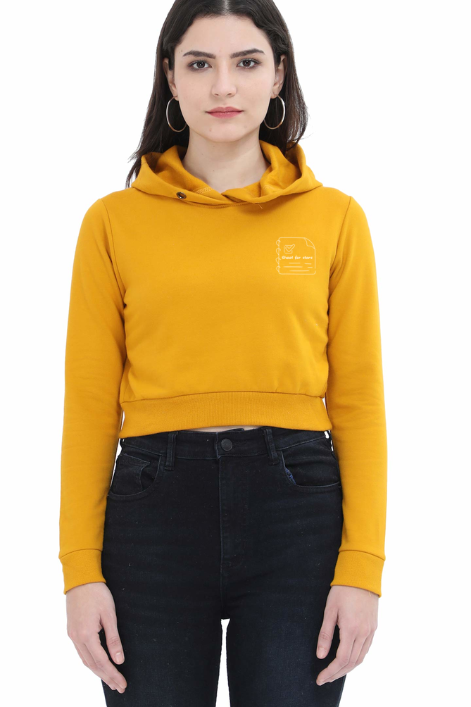 To-Do List Crop Hoodie